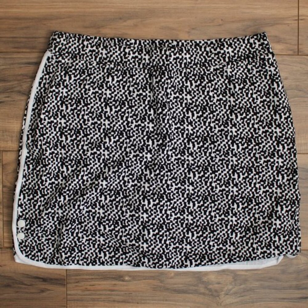 NWOT Jones New York Signature Houndstooth Skort L